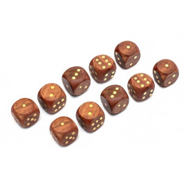 Zestaw 10 Drewnianych Kości...