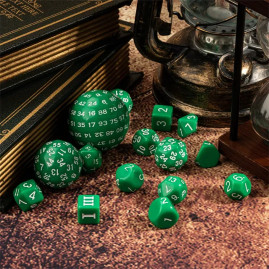 Kostki RPG Zielony Zestaw...