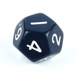 Kostka RPG Czarna Kość...