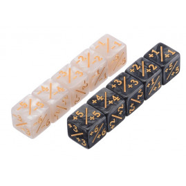 Zestaw 10 Kostek K6 1,6 cm...