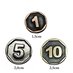 Uniwersalne Metalowe Monety...