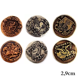 Antyczne Metalowe Monety...