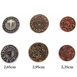 Nordyckie Metalowe Monety...