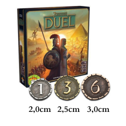 31 Metalowych Monet do Gry...