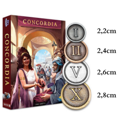 48 Metalowych Monet do Gry...