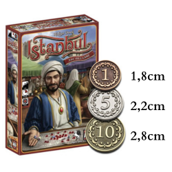 36 Metalowych Monet do Gry...