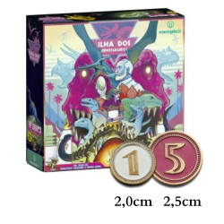 81 Metalowych Monet do Gry...