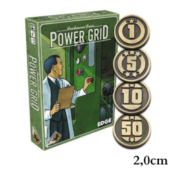 120 Metalowych Monet do Gry...