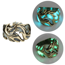 Świecący Złoty Pierścionek...