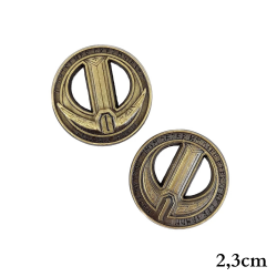 Runy Złota Metalowa Moneta...