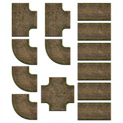 Zestaw Gumowych Terenów 2D...