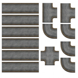 Zestaw Gumowych Terenów 2D...