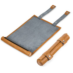 Skórzany Brązowo-Szary Zwój...