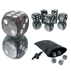 Kostka K6 1,1 cm RPG Czarny...