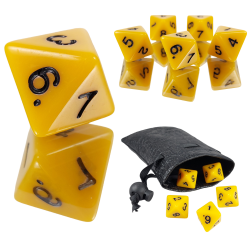 Kostka RPG Żółta Kość...