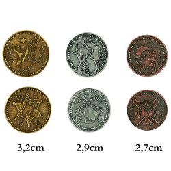 Westernowe Metalowe Monety...