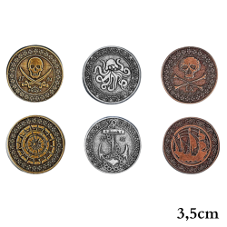 Pirackie Metalowe Monety...