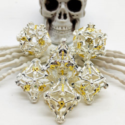 Kostki RPG Srebrne...