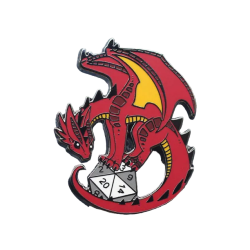 Metalowa Przypinka RPG DND...