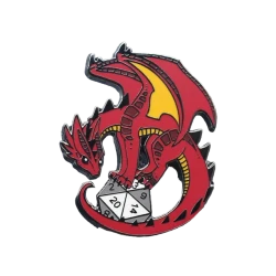 Metalowa Przypinka RPG DND...