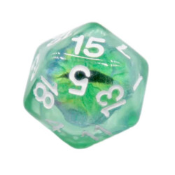 Kostka RPG Zielone Oko...