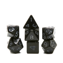 Kostki RPG Czarno-Czarny...