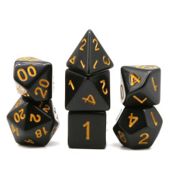Kostki RPG Czarno-Żółty...