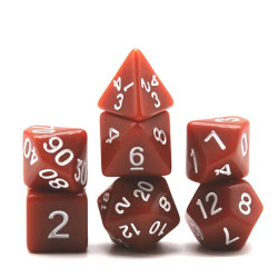 Kostki RPG Brązowy Zestaw 7...