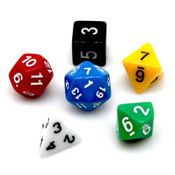 Kostki RPG Kolorowy Zestaw...