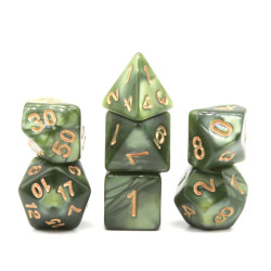 Kostki RPG Green Green...