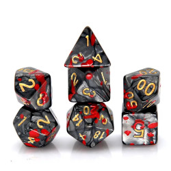 Kostki RPG Ebonitowe Ostrze...