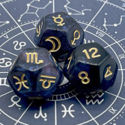 Kostki RPG Zodiak Zestaw 3...