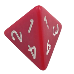 Kostka RPG Czerwona Kość...