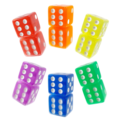 LGBT Zestaw 6 Kostek 1,6 cm...