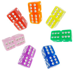 Tęczowy Zestaw 7 Kostek 1,6...