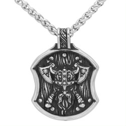 Srebrny Naszyjnik Wojownik...