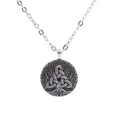 Srebrny Naszyjnik Węzeł...