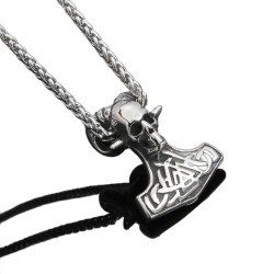 Srebrny Naszyjnik Amulet...