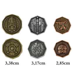 Krasnoludy Metalowe Monety...