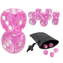 Kostka K6 1,6 cm RPG Różowa...