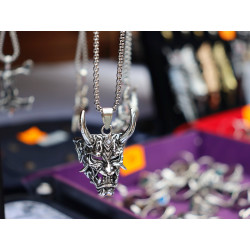 Srebrny Naszyjnik Demon...
