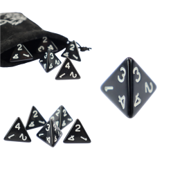 Kostka RPG Czarna Kość...