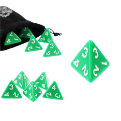 Kostka RPG Zielona Kość...
