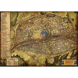 Warhammer FRP - Mapa Miasta Kislev 85x58 cm PL