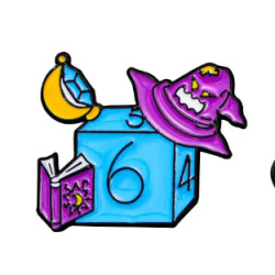Metalowa Przypinka RPG DND...