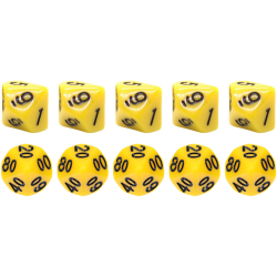 Zestaw 10 Kostek...