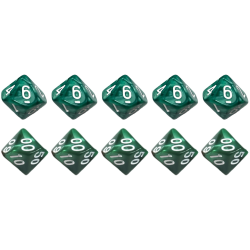 Zestaw 10 Kostek...