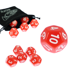 Kostka RPG Czerwona Kość...