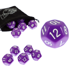 Kostka RPG Fioletowa Kość...