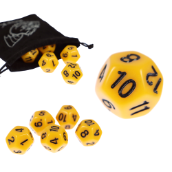 Kostka RPG Żółta Kość...